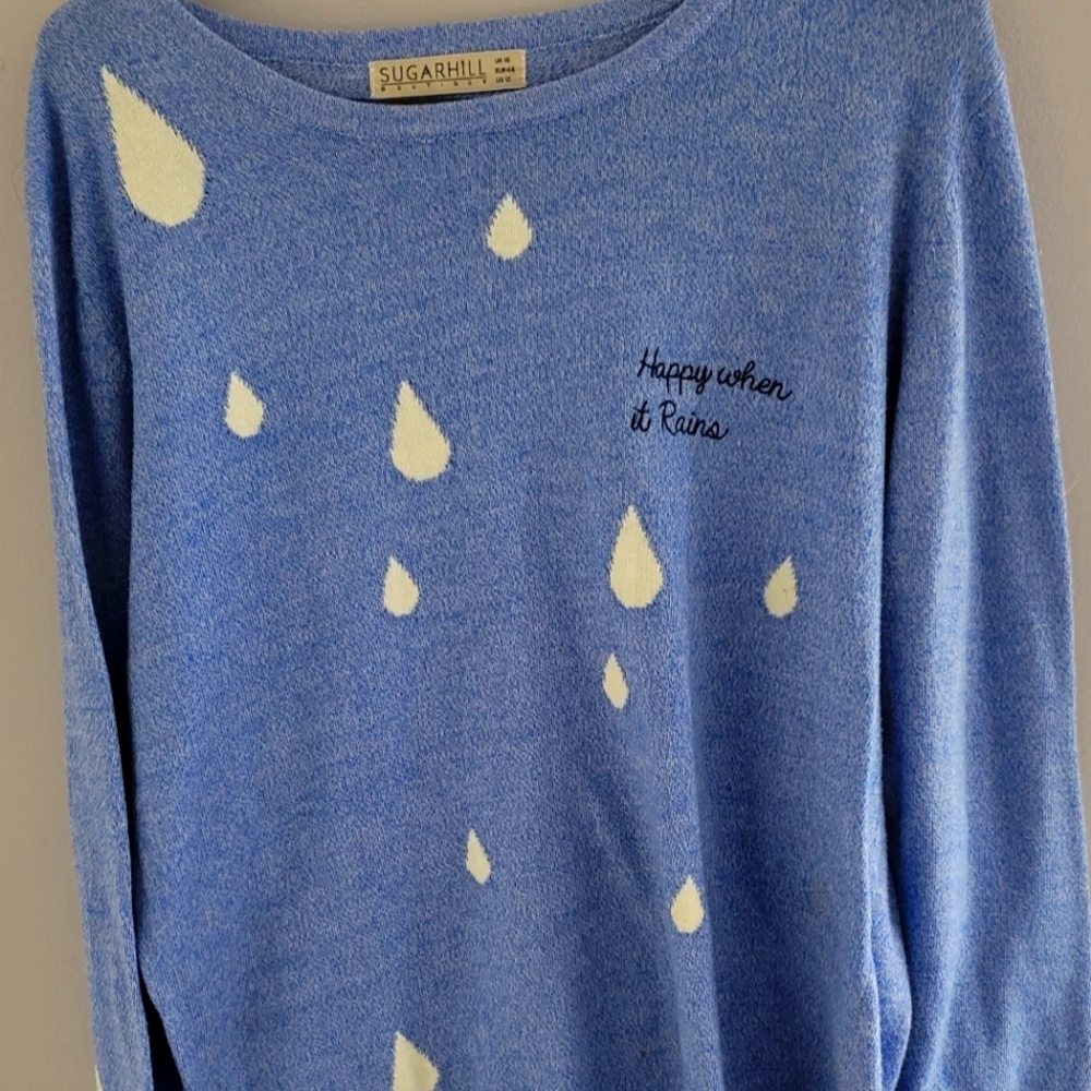 Graphic Knit Sweater Size Medium
